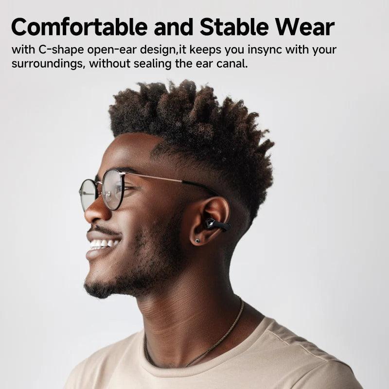 QCY Crossky C30 Open-Ear Clip Earbuds ,25 Hours of Playtime - Image 18