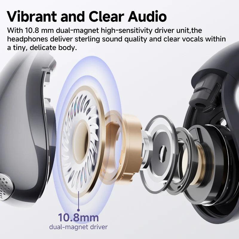 QCY Crossky C30 Open-Ear Clip Earbuds ,25 Hours of Playtime - Image 8