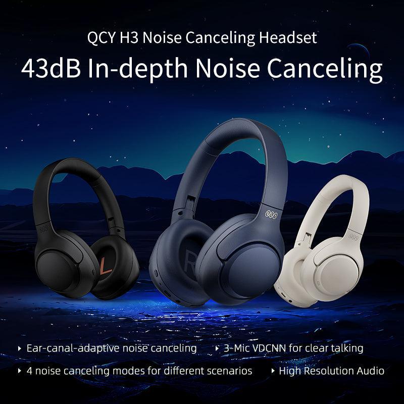 QCY H3 Wireless Headphones, 43dB Hybrid ANC, 60H Playtime - Image 20