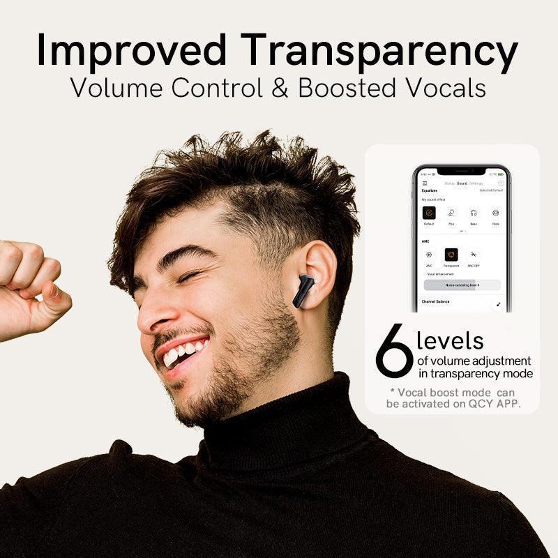 QCY MeloBuds ANC Wireless Earbuds, 40dB Hybrid ANC, 30H Playtime - Image 8